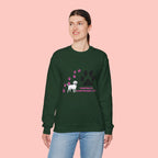 Crewneck Sweatshirt — "Pawprints Everywhere I Go" Dog Lover Graphic