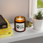 Dog Lover Paw Scented Candle — Coconut Apricot Wax (4oz & 9oz)