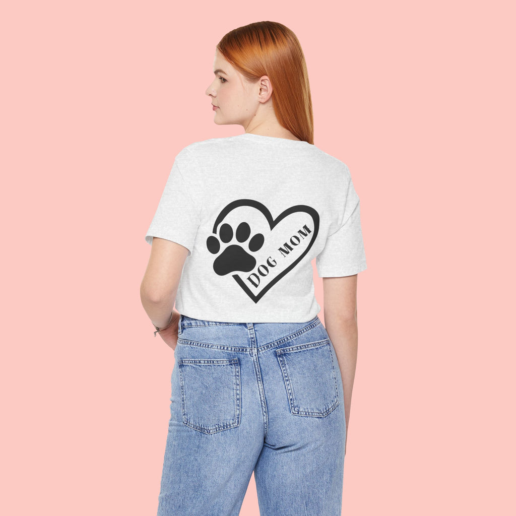 Dog Mom Heart Paw T-Shirt – Cute Pet Lover Tee