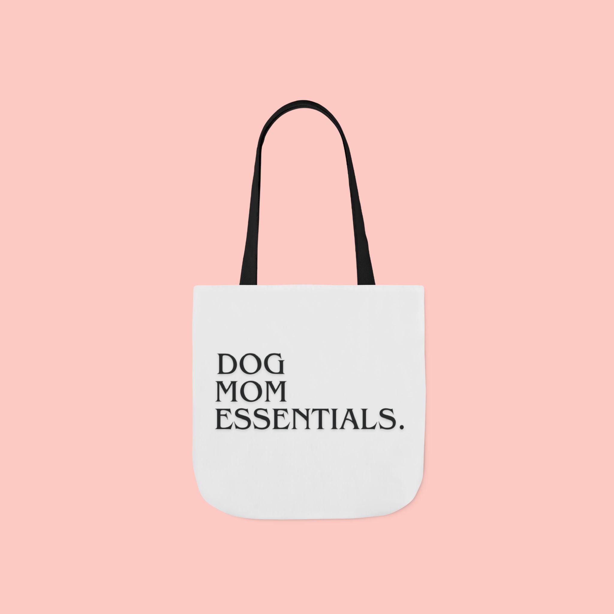 Dog Mom Essentials Canvas Tote — Funny Dog Mom Gift Tote Bag