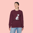 Are You Dog Mom? Cute Dalmatian Crewneck Sweatshirt for Dog Lovers