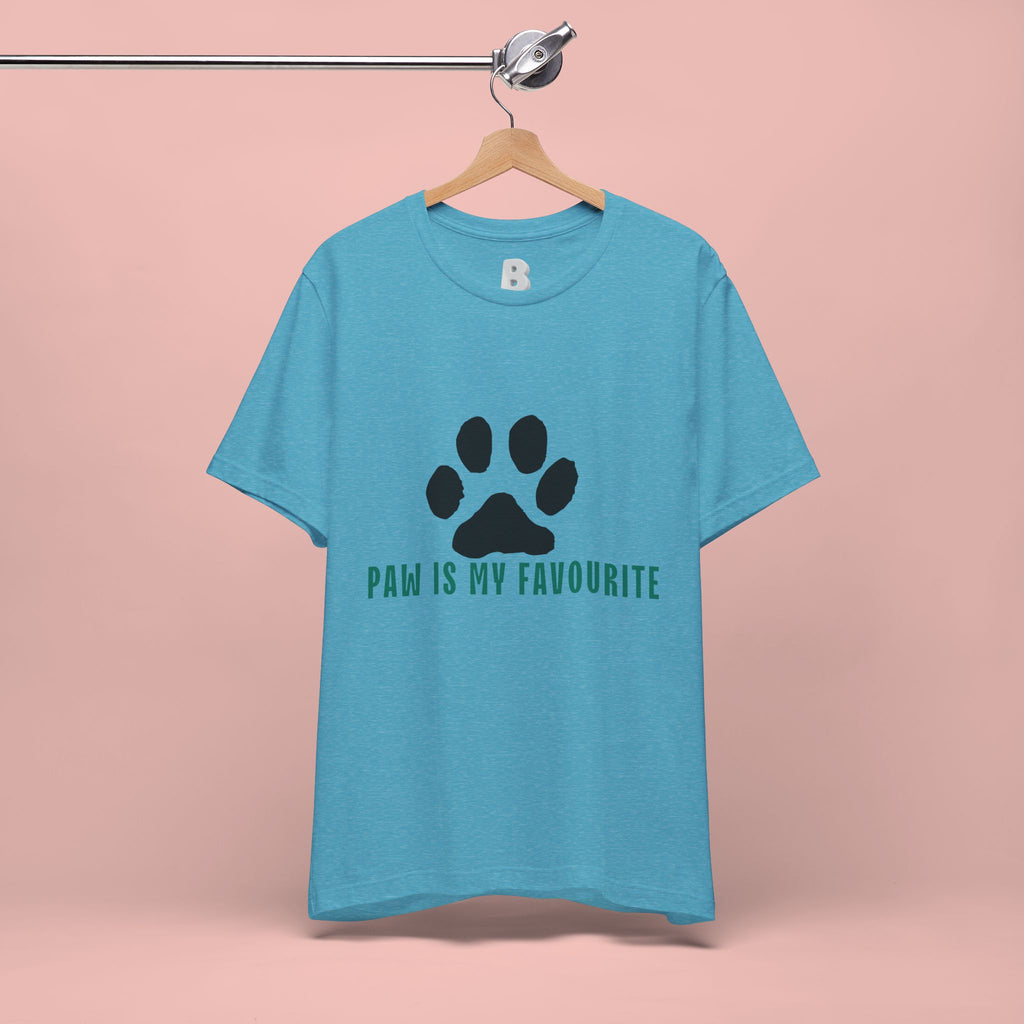 Paw Is My Favourite T‑Shirt — Dog Lover Paw Print Tee