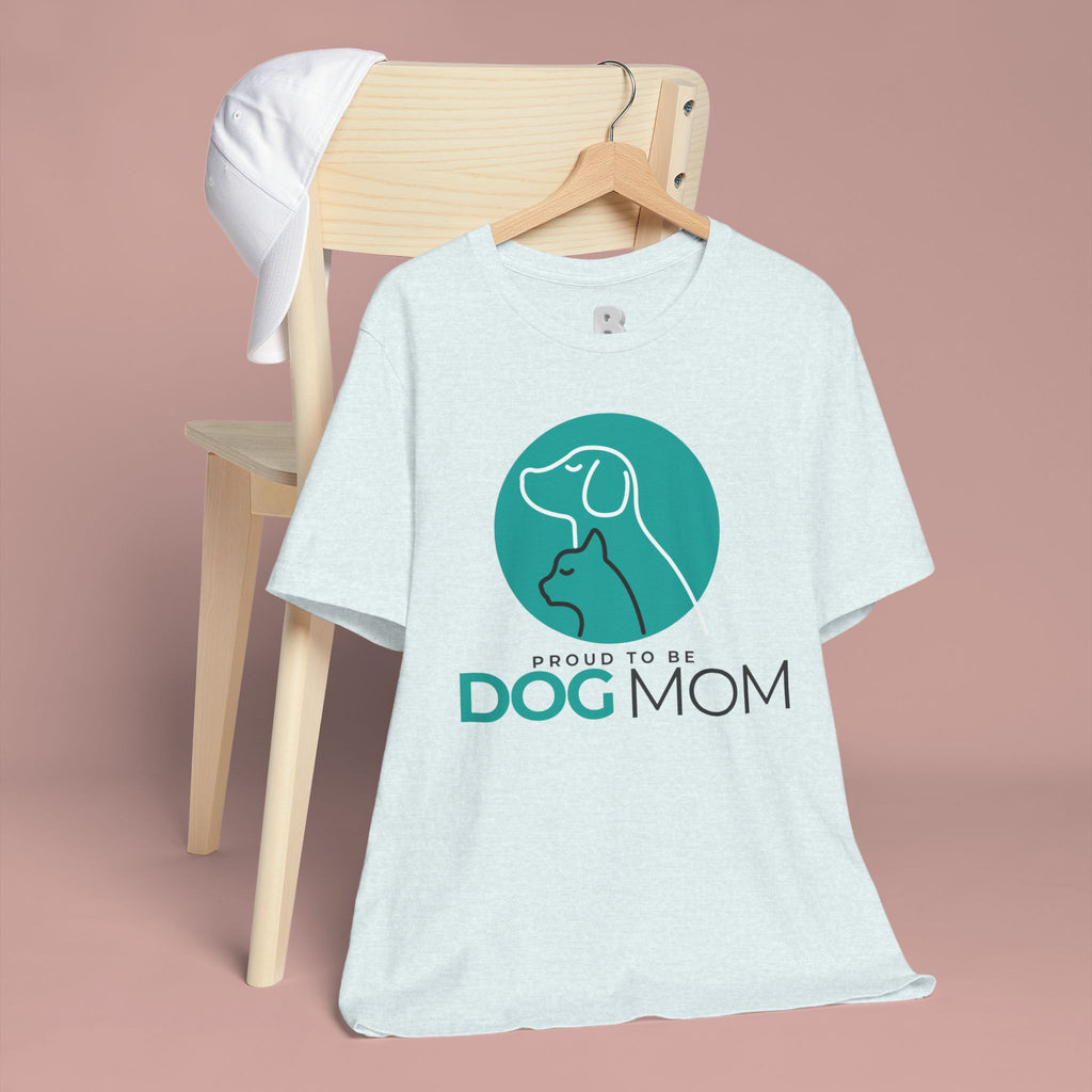 Dog Mom T-Shirt – "Proud to Be Dog Mom" Graphic Tee