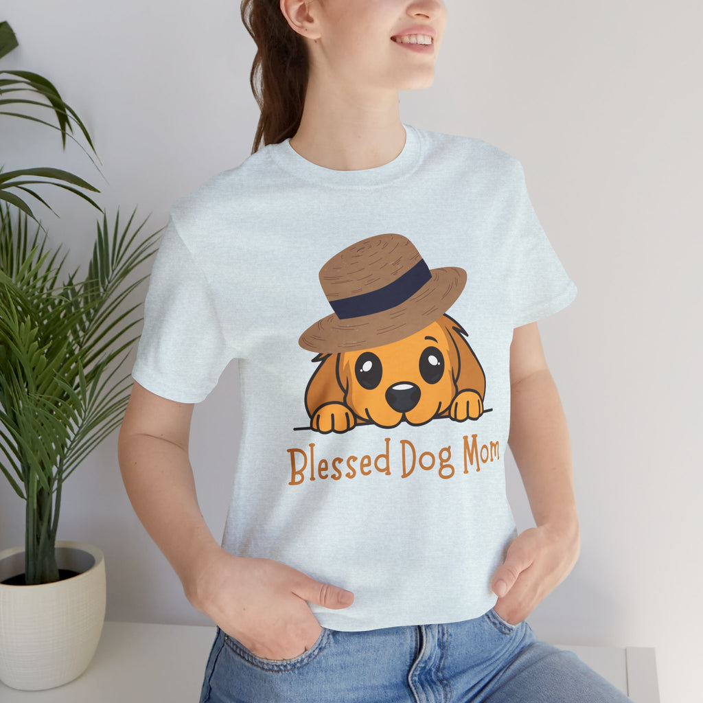 Blessed Dog Mom T-Shirt — Cute Puppy Graphic Tee for Dog Lovers