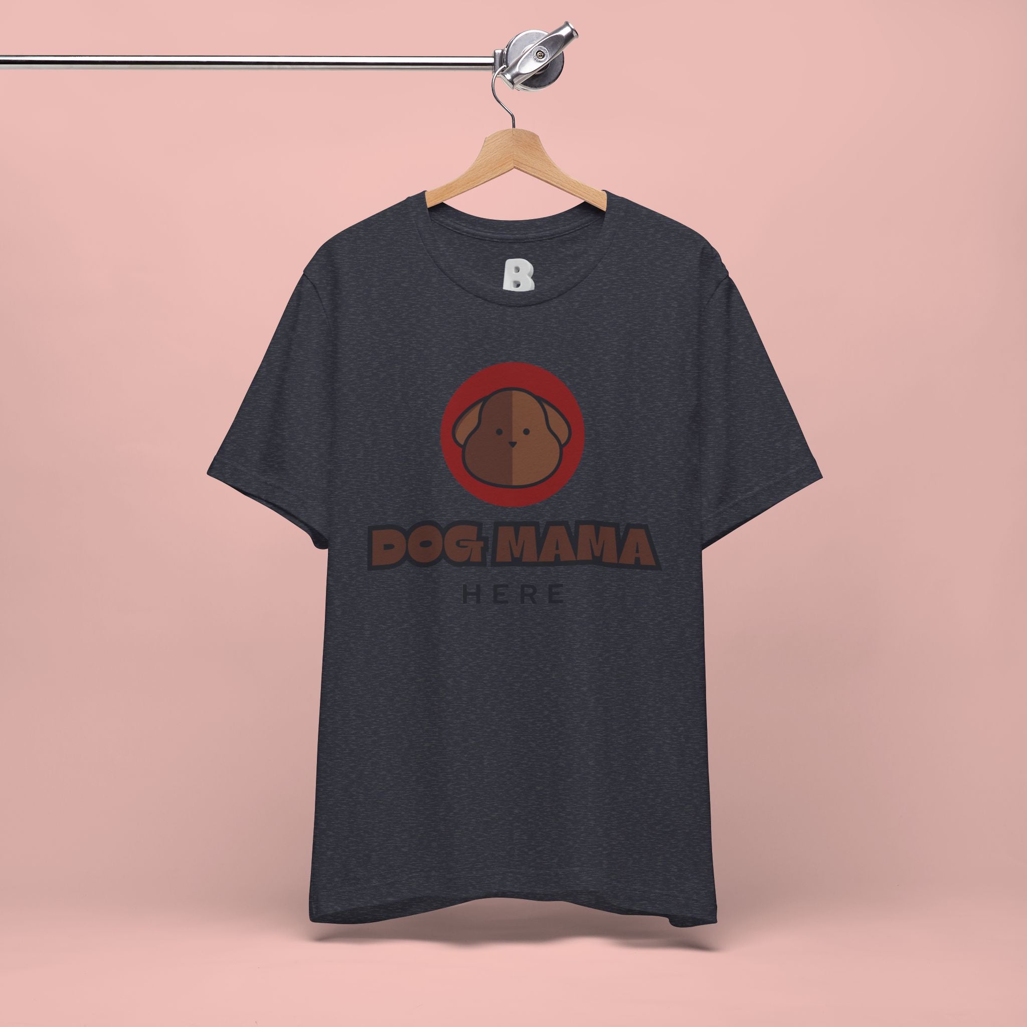 Dog Mama T-Shirt – Cute Brown Pup Graphic Tee