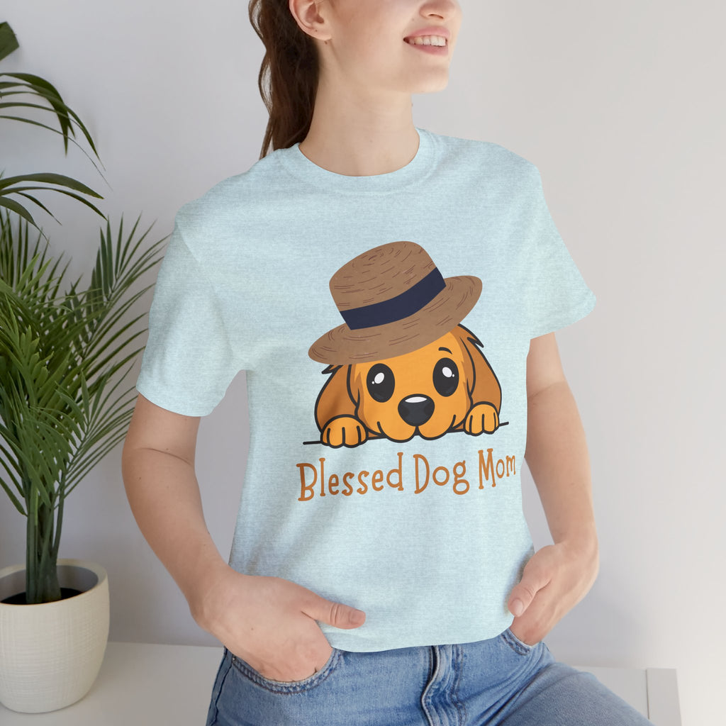 Blessed Dog Mom T-Shirt — Cute Puppy Graphic Tee for Dog Lovers