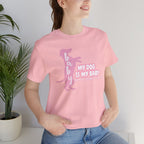 T-Shirt — "My Dog Is My Baby" Pink Dachshund Tee
