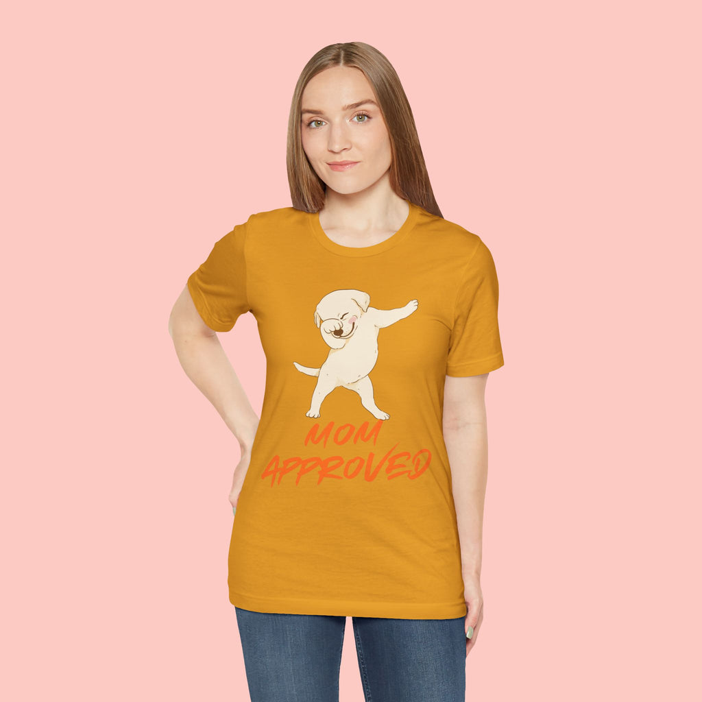 Mom Approved Tee — Dab Dog Graphic T‑Shirt
