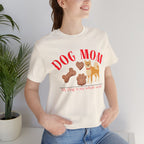 Dog Mom T-Shirt — Cute Shiba & Treats “My Dog Is My Whole World” Tee