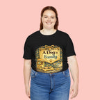 A Dog Is Family T-Shirt - Vintage Pet Lover Tee