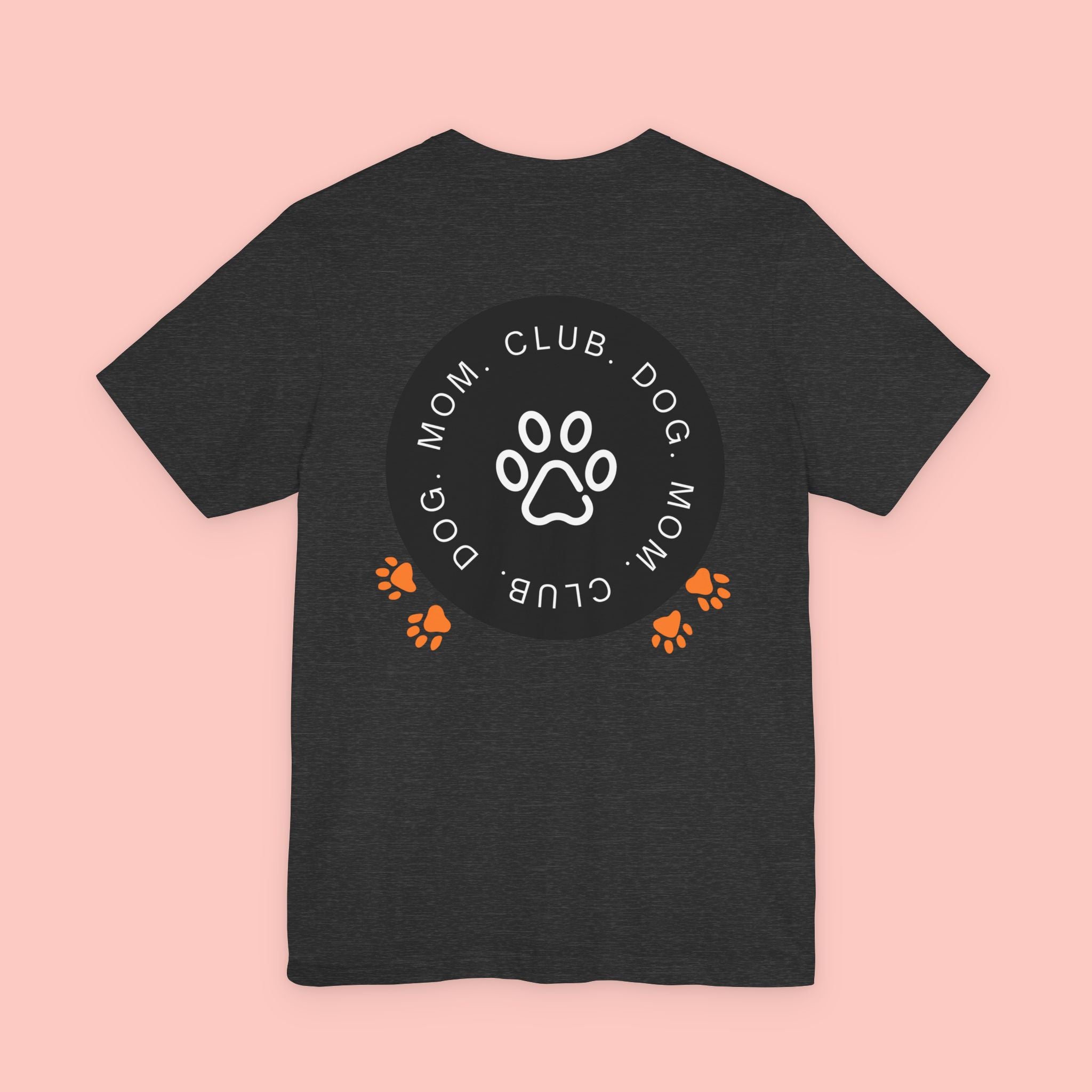 Dog Mom Club T-Shirt — Paw Print Graphic Tee for Pet Lovers