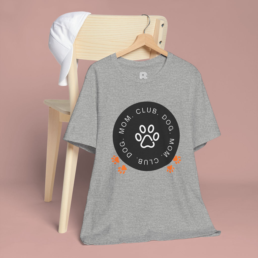 Dog Mom Club T-Shirt — Paw Print Graphic Tee for Pet Lovers