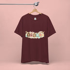 Pet Mom Banner Tee — Cute Paw Print "MOM" Graphic T-Shirt