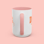 Dog Mama Coffee Mug — Cute Heart Accent Ceramic Mug (11/15 oz)