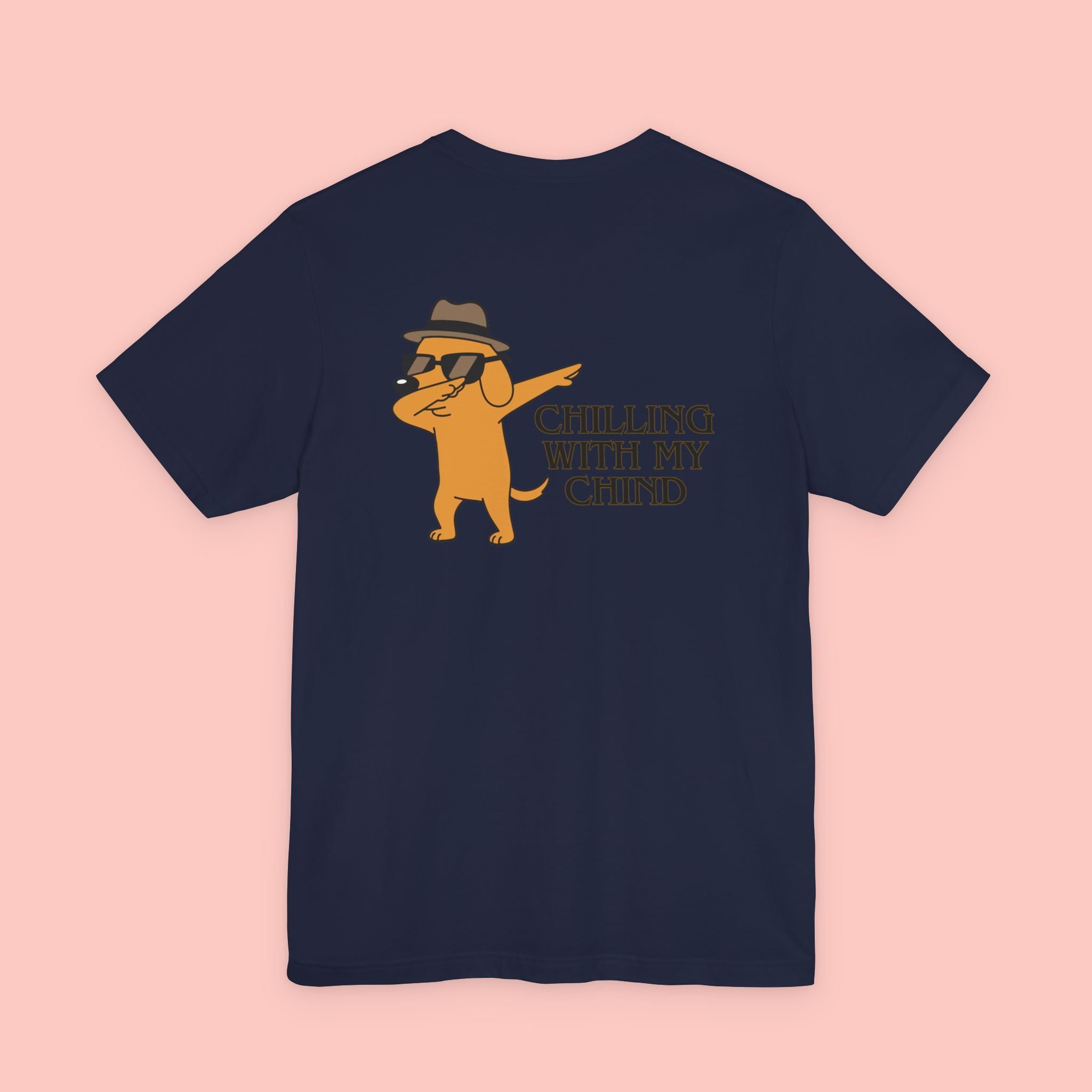 Chilling With My Chind Tee — Funny Dab Cat Graphic T-Shirt