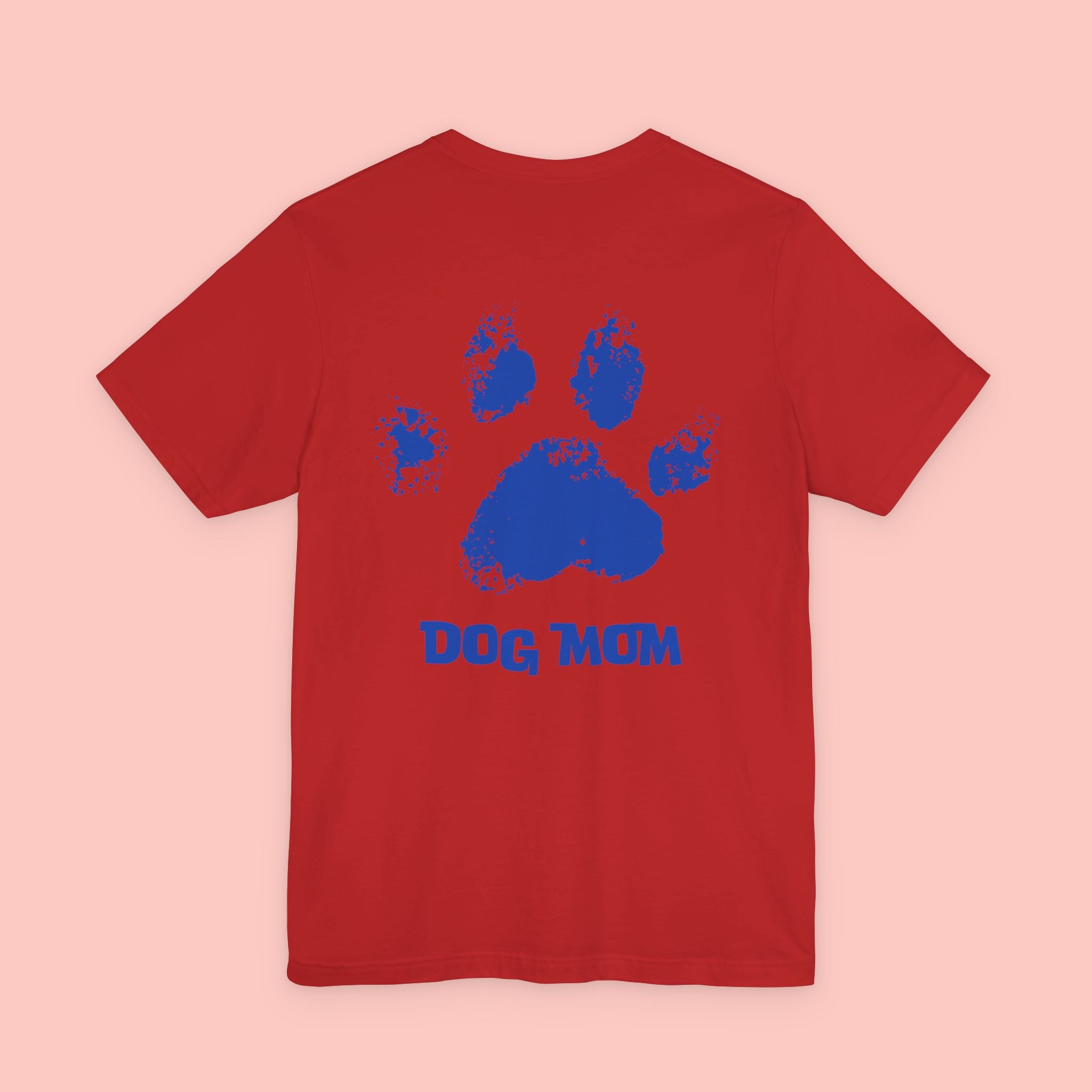 Dog Mom Paw Print T-Shirt