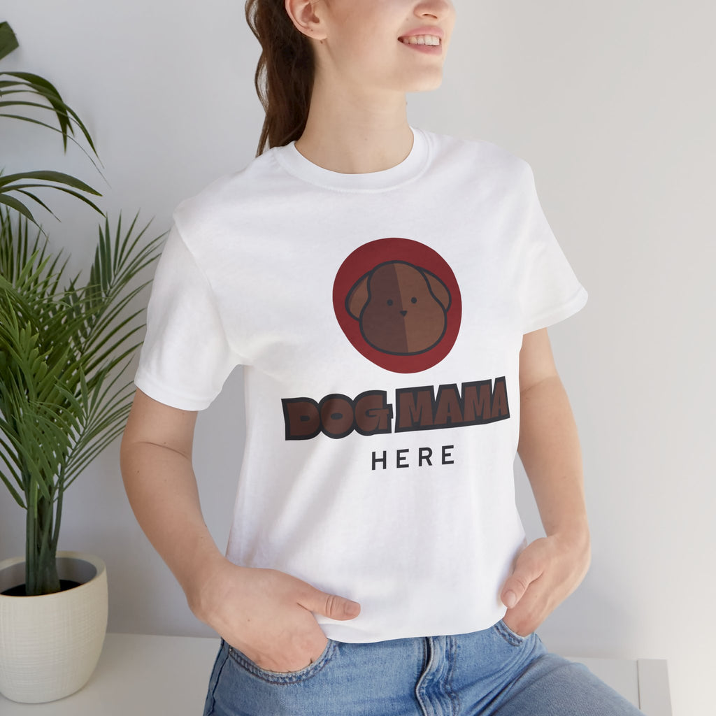 Dog Mama T-Shirt – Cute Brown Pup Graphic Tee