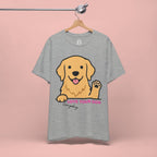 Love Your Dog Tee — Cute Golden Retriever Graphic T-Shirt