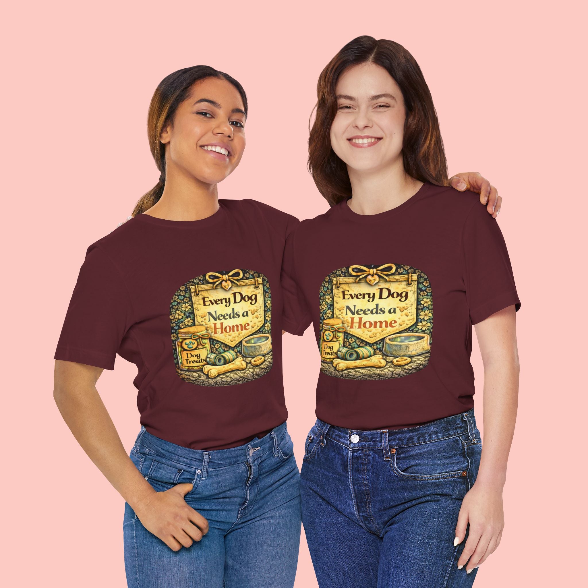 Dog Rescue Tee — "Every Dog Needs a Home" Shelter Support T-Shirt