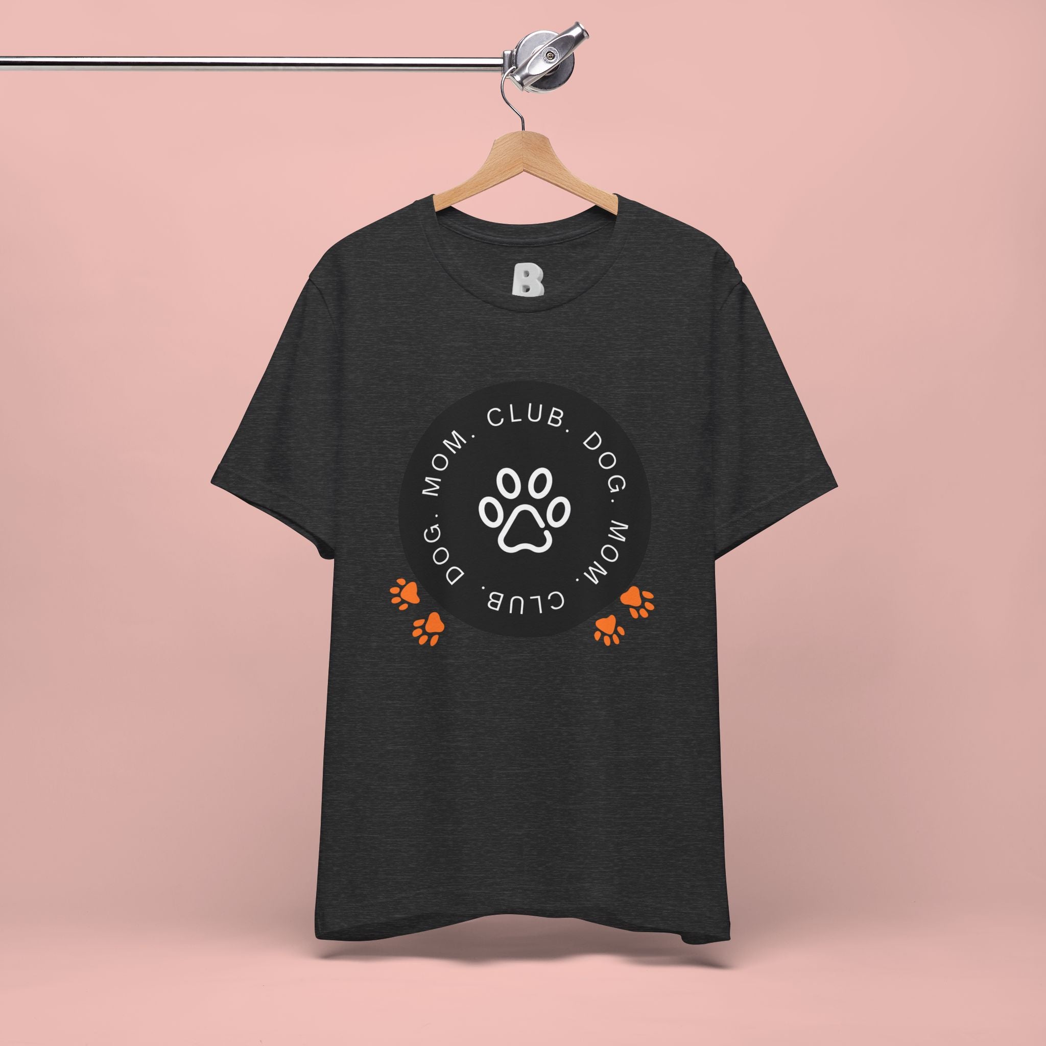 Dog Mom Club T-Shirt — Paw Print Graphic Tee for Pet Lovers