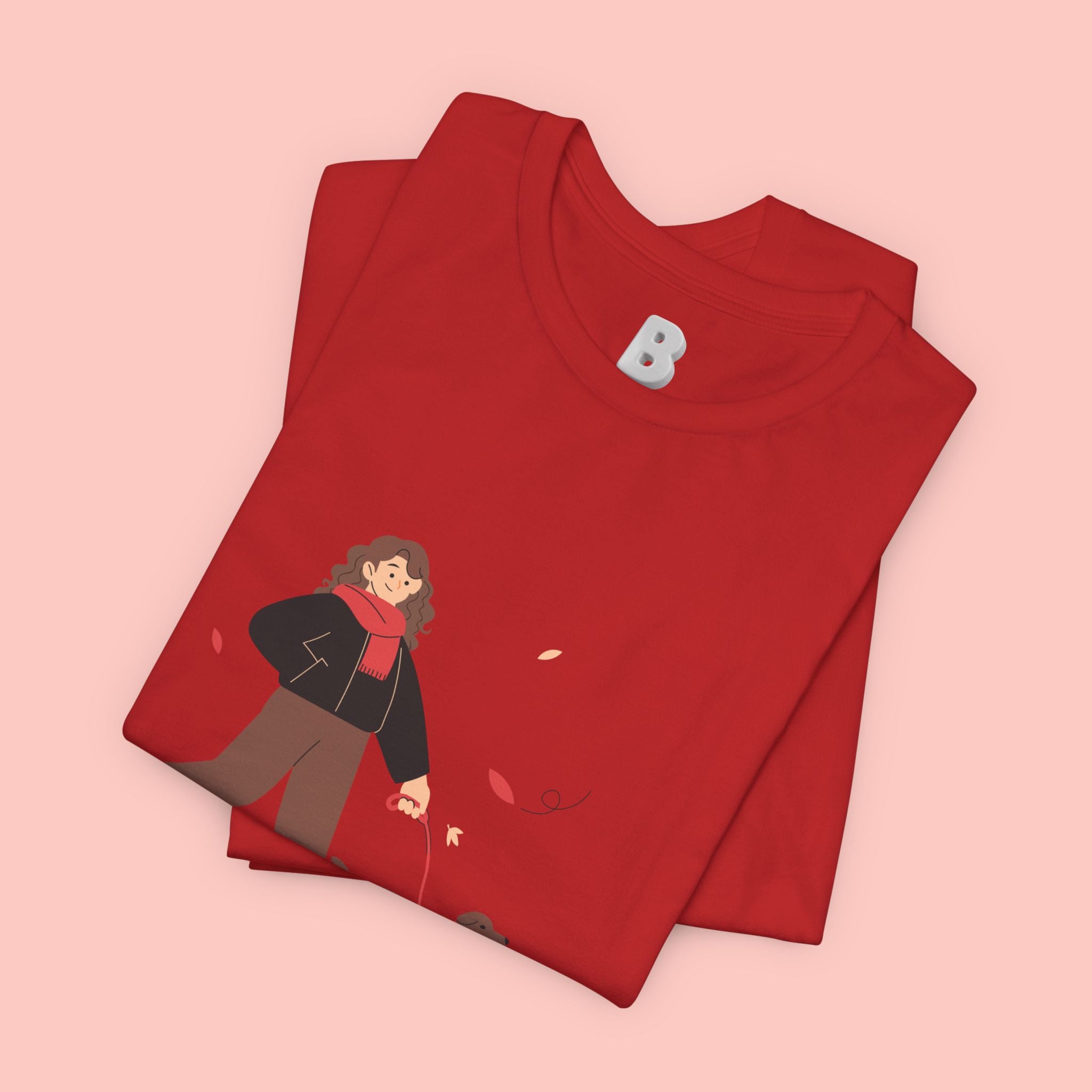 Walk With Your Dog Tee — Cute Dog Walking Graphic T-Shirt
