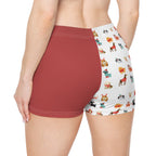 Dog Mom Shorts — Women's Dog Pattern Lounge Shorts