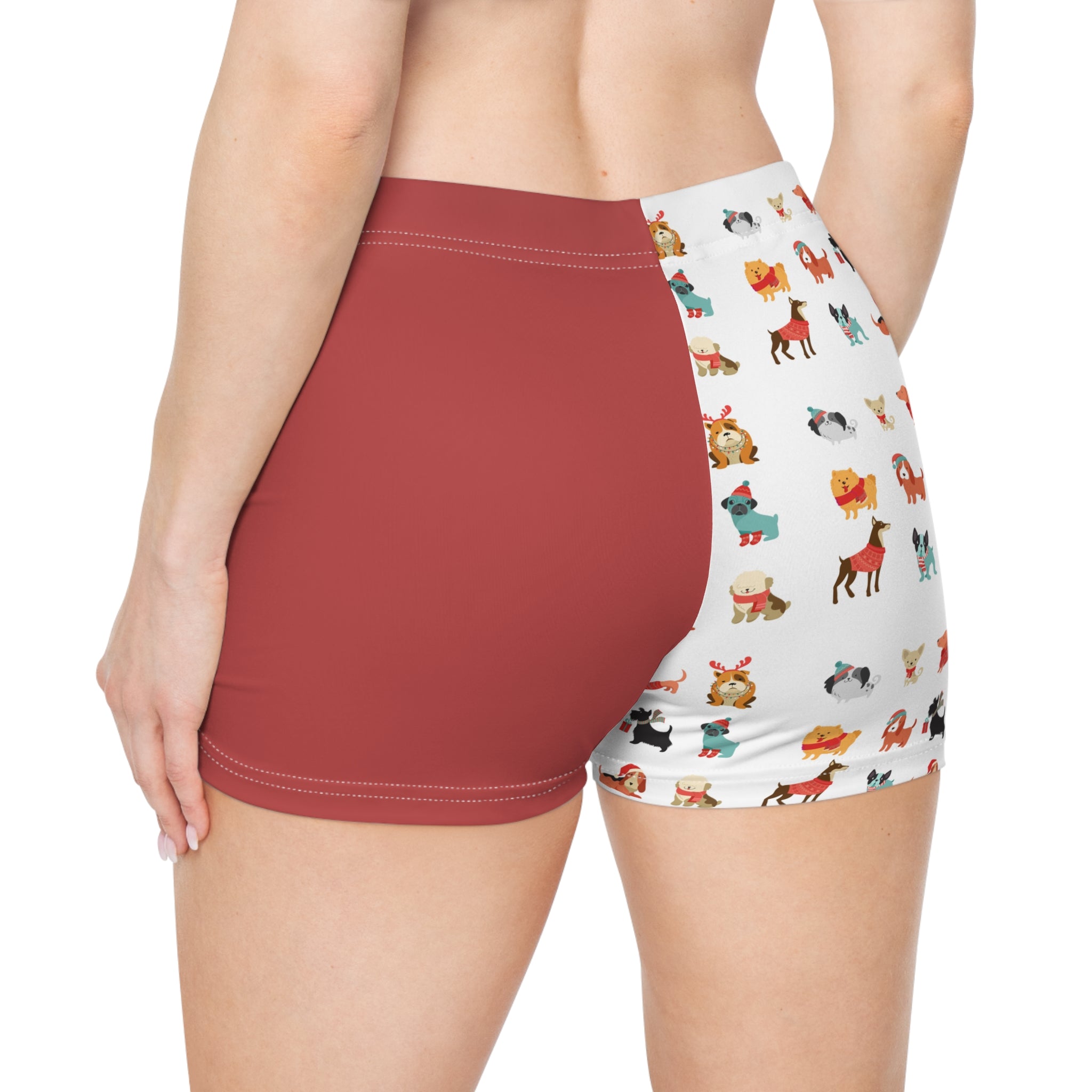 Dog Mom Shorts — Women's Dog Pattern Lounge Shorts
