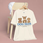 Dog Mom Tee — "Dog Mom: It Is Not A Hobby, It Is A Lifestyle" Cute Puppy Graphic T‑Shirt