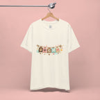 Pet Mom Banner Tee — Cute Paw Print "MOM" Graphic T-Shirt
