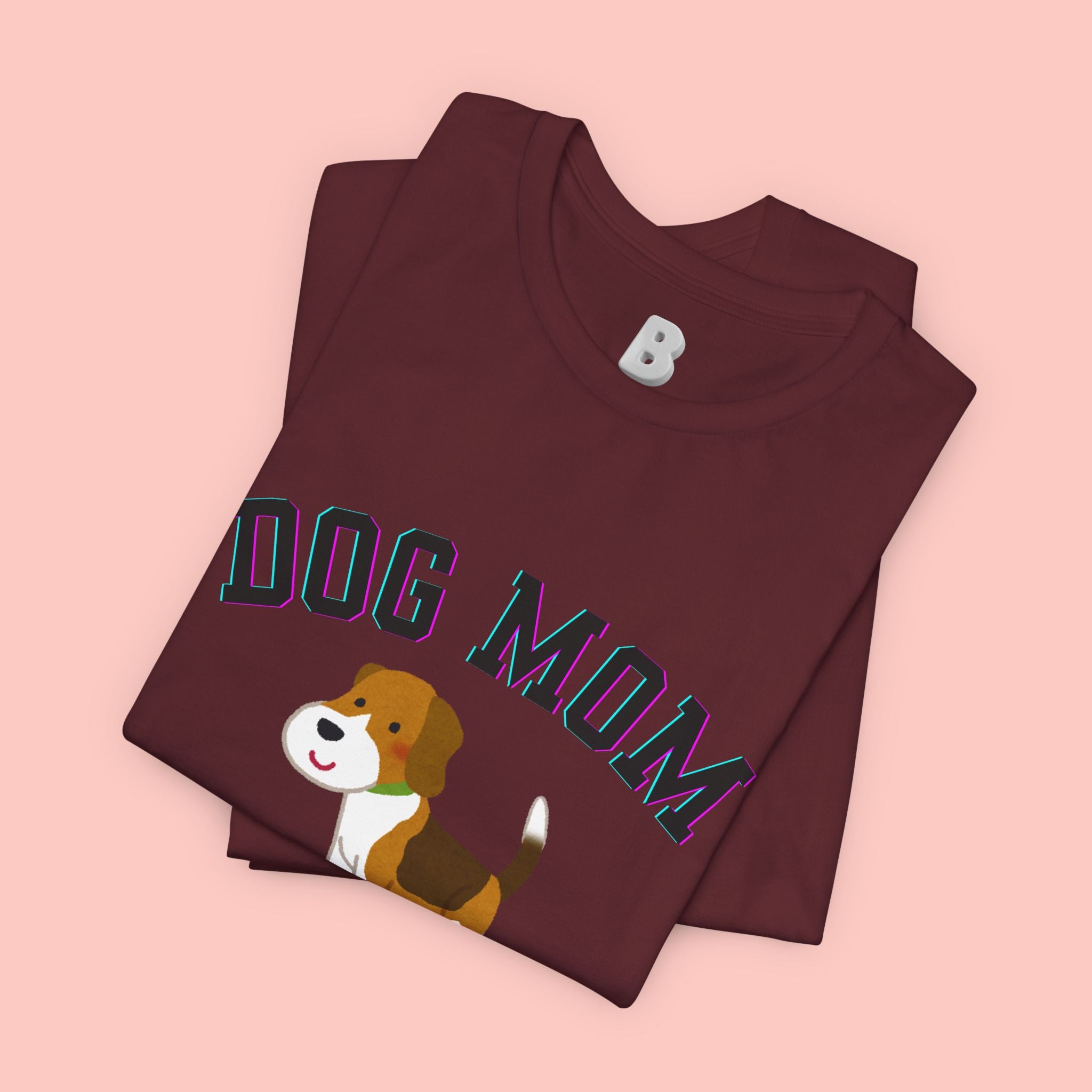 Dog Mom T-Shirt — Cute Beagle Graphic Tee for Dog Lovers