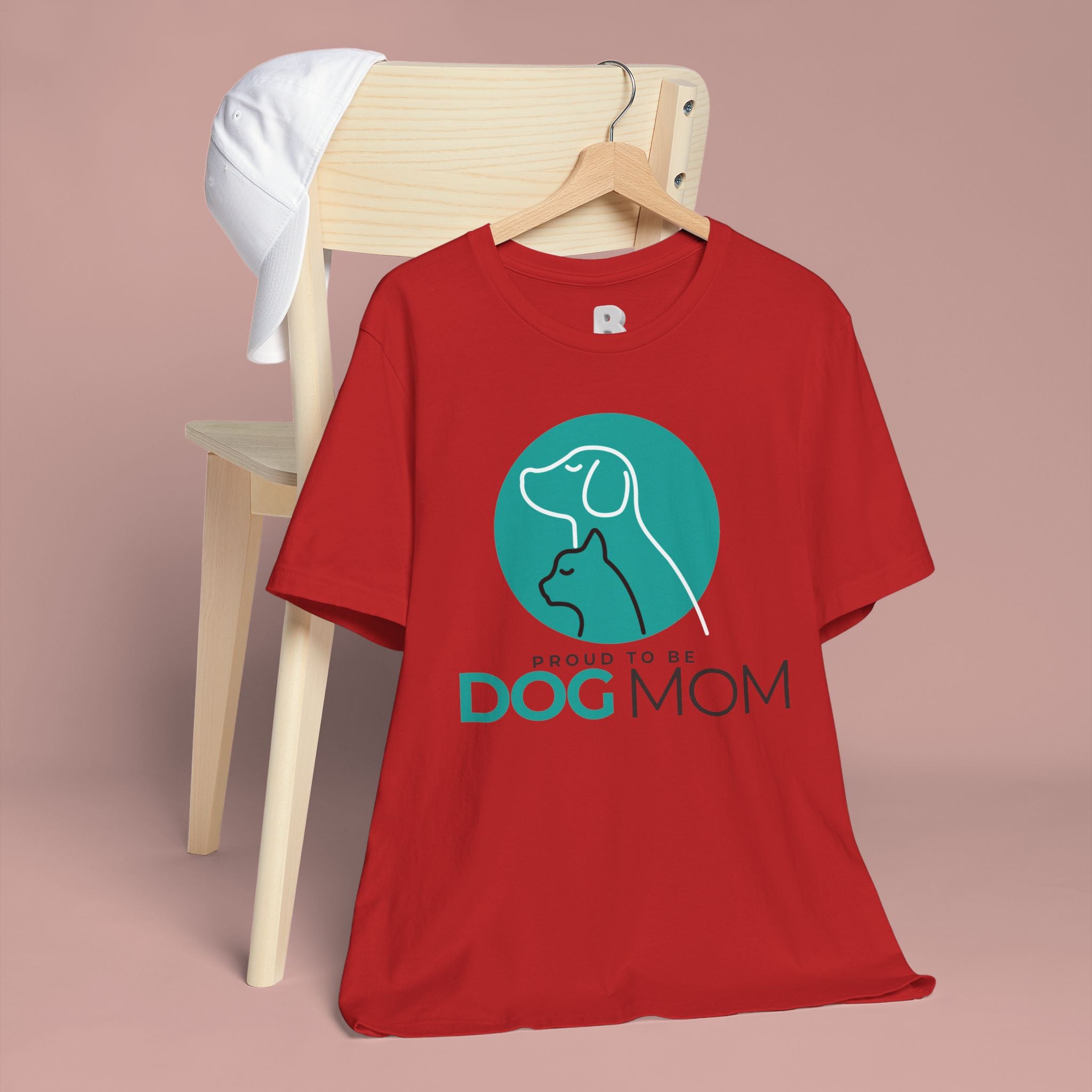 Dog Mom T-Shirt – "Proud to Be Dog Mom" Graphic Tee