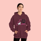 Dog Lover Hoodie — "Pawprints Wherever I Go" Pullover