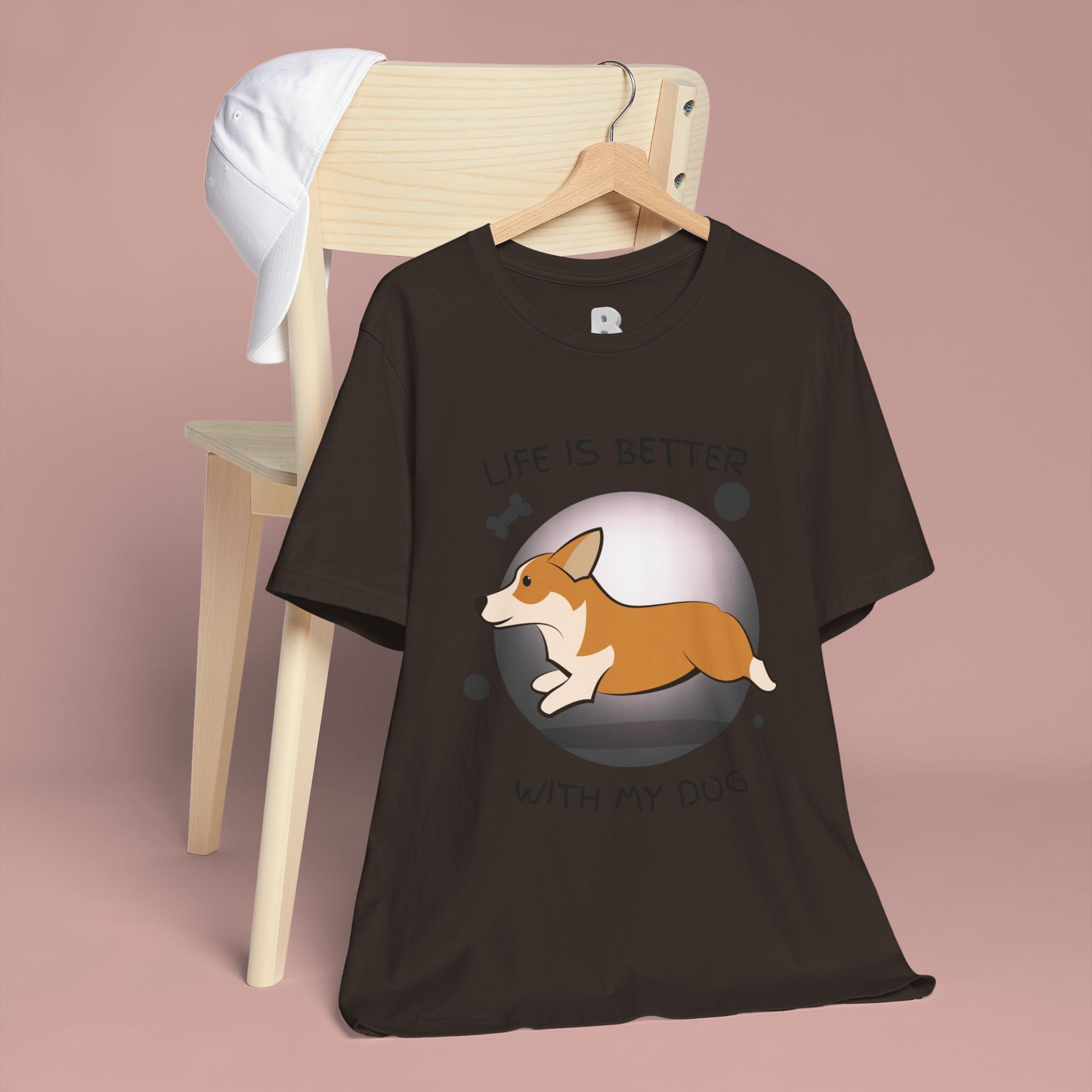 Life Is Better With My Dog Corgi T-Shirt