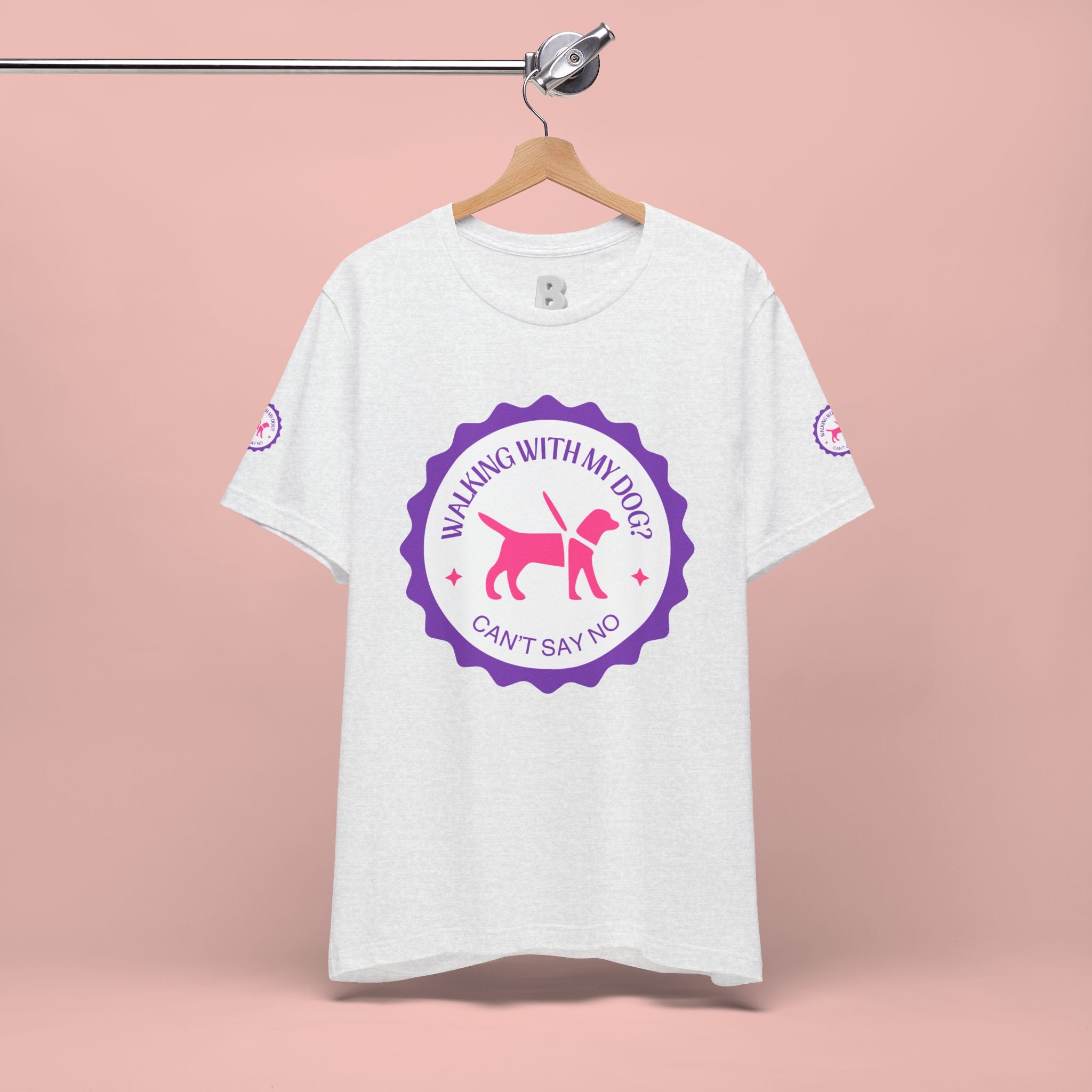 Walking With My Dogs T‑Shirt — "Can't Say No" Dog Lover Tee