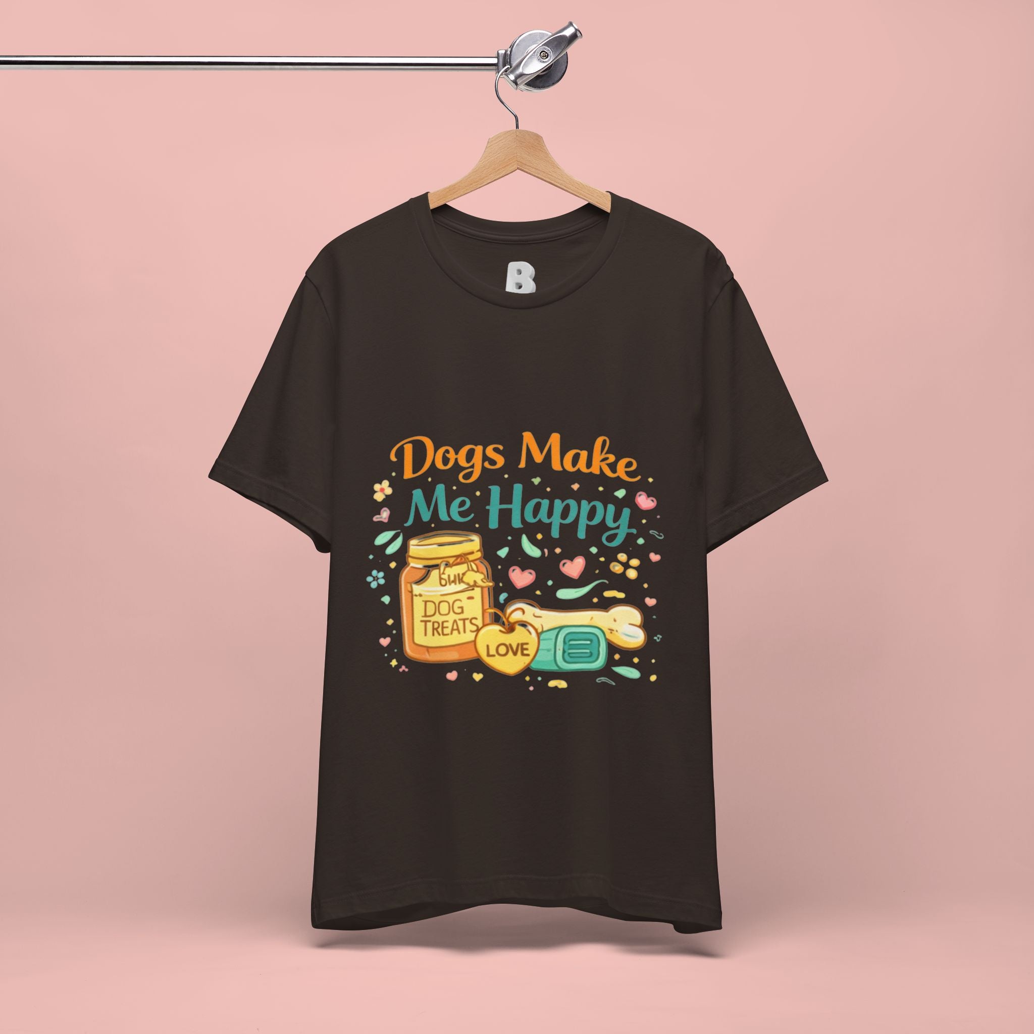 Dogs Make Me Happy T-Shirt
