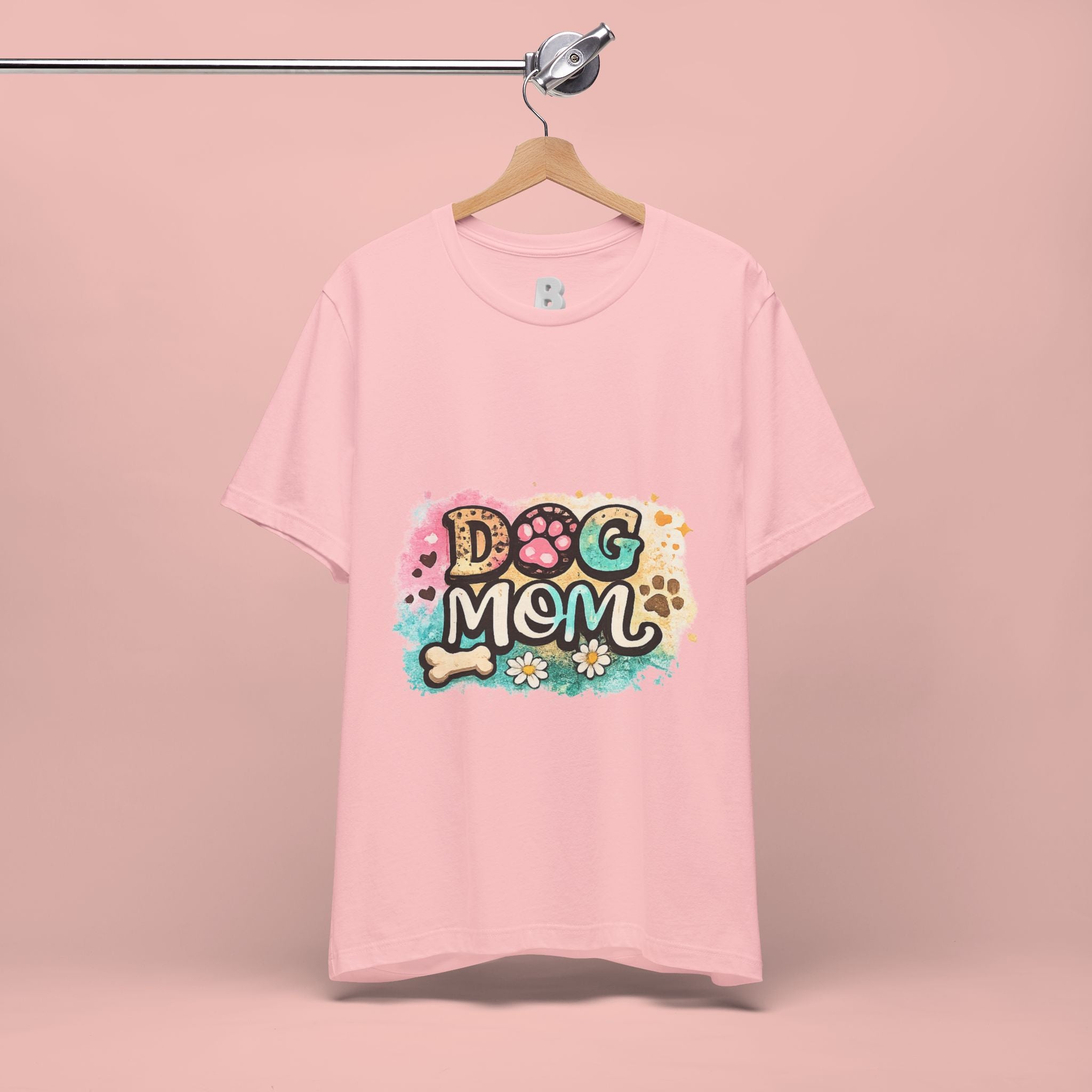 Dog Mom T-Shirt – Cute Paw Print Graphic Tee for Pet Lovers