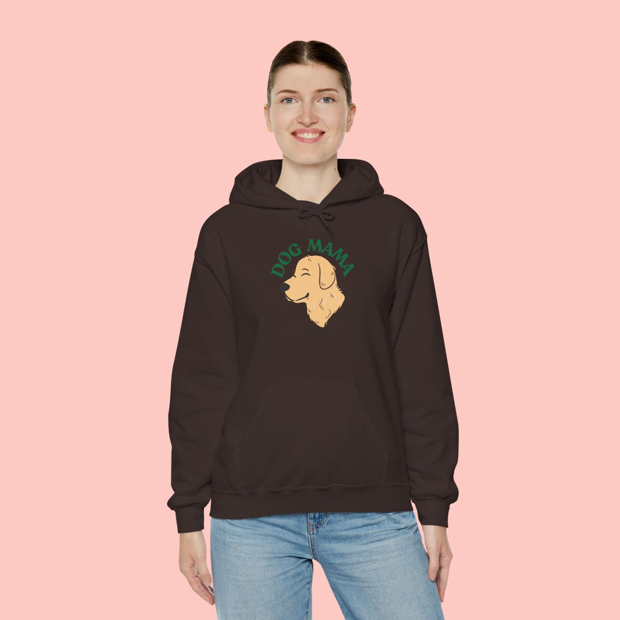Dog Mama Hoodie — Cute Golden Retriever Dog Mom Sweatshirt