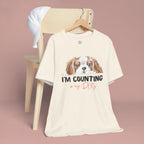 I'm Counting on My Dog T-Shirt — Cute Cavalier Dog Graphic Tee for Dog Lovers