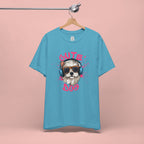Cute Dog Tee — Headphones Puppy Graphic T-Shirt