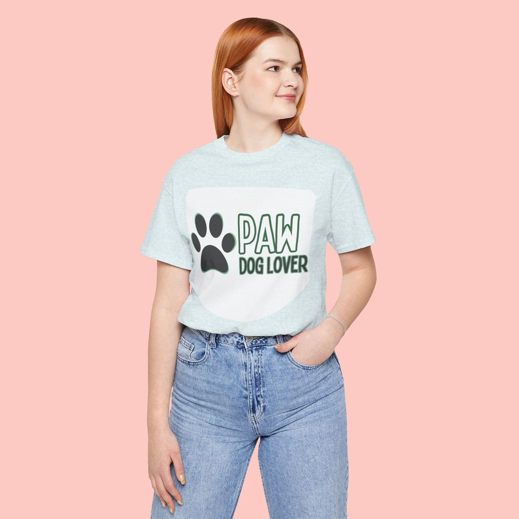 Paw Dog Lover T-Shirt — Cute Paw Print Tee for Dog Owners