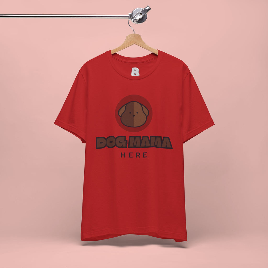 Dog Mama T-Shirt – Cute Brown Pup Graphic Tee