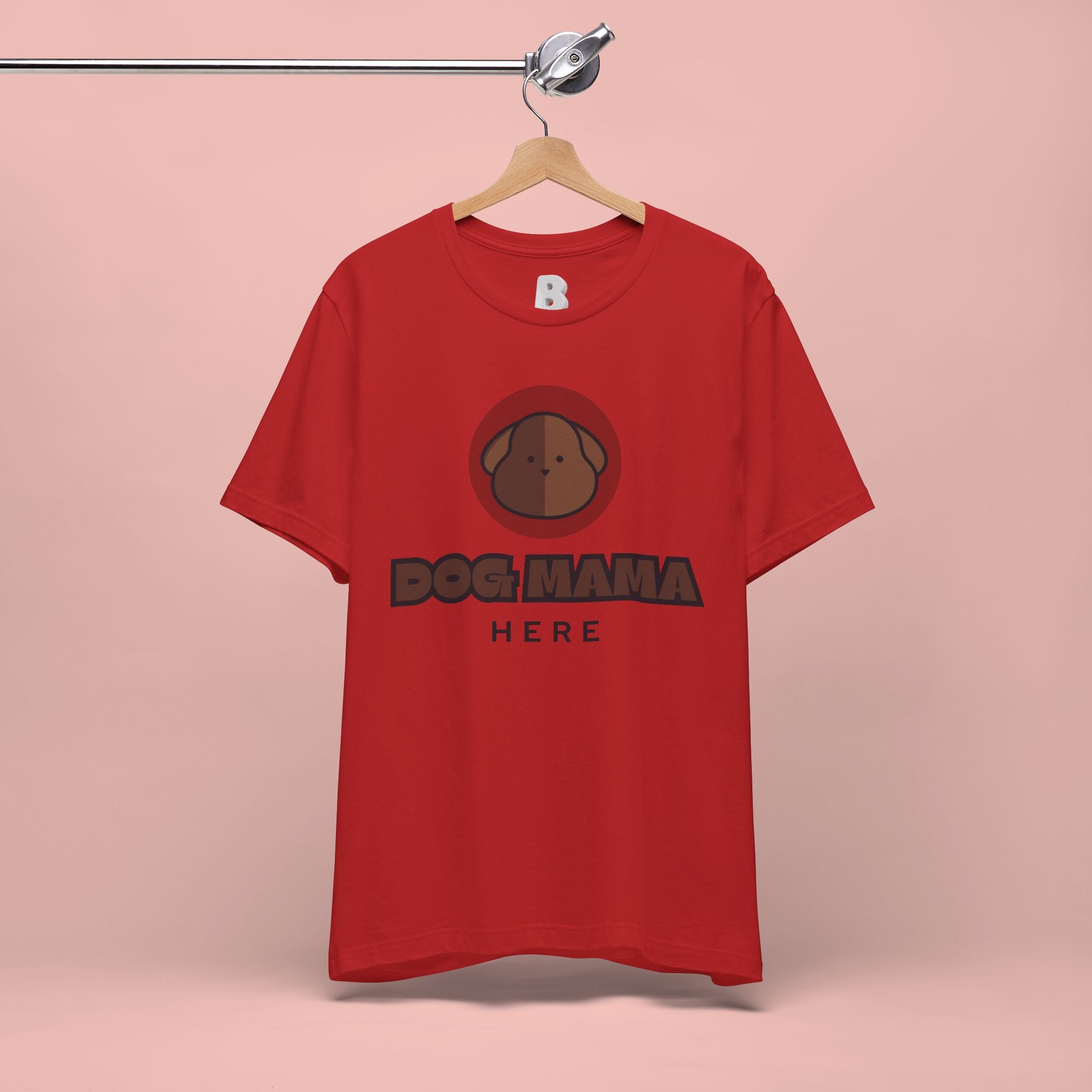Dog Mama T-Shirt – Cute Brown Pup Graphic Tee