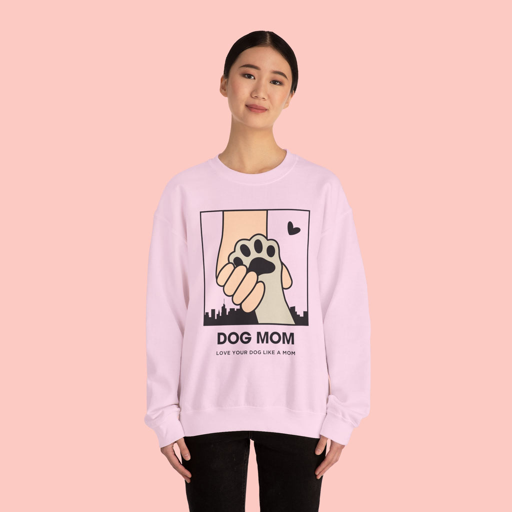 Dog Mom Crewneck Sweatshirt – Paw Hold Design