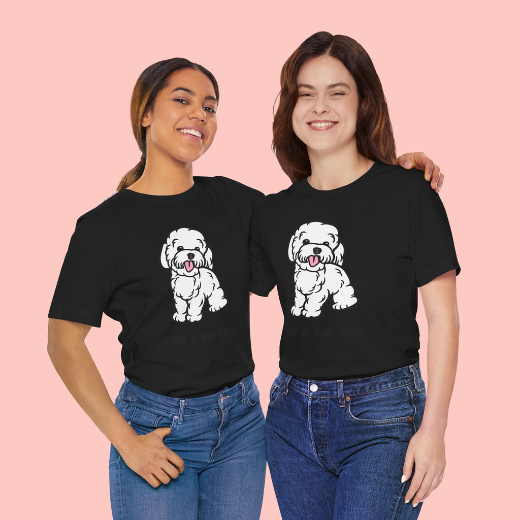 Me & My Dog T-Shirt — Cute Cartoon Puppy Tee for Dog Lovers