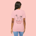 Lovely Dog Mom T-Shirt — Vintage Hunting Dog Illustration