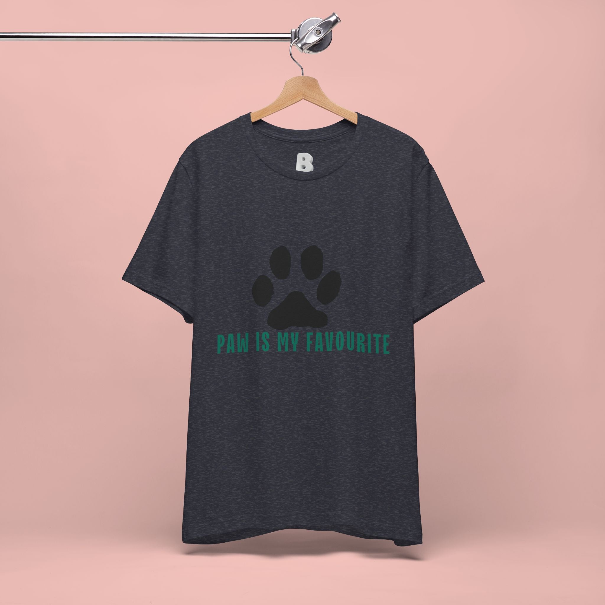 Paw Is My Favourite T‑Shirt — Dog Lover Paw Print Tee