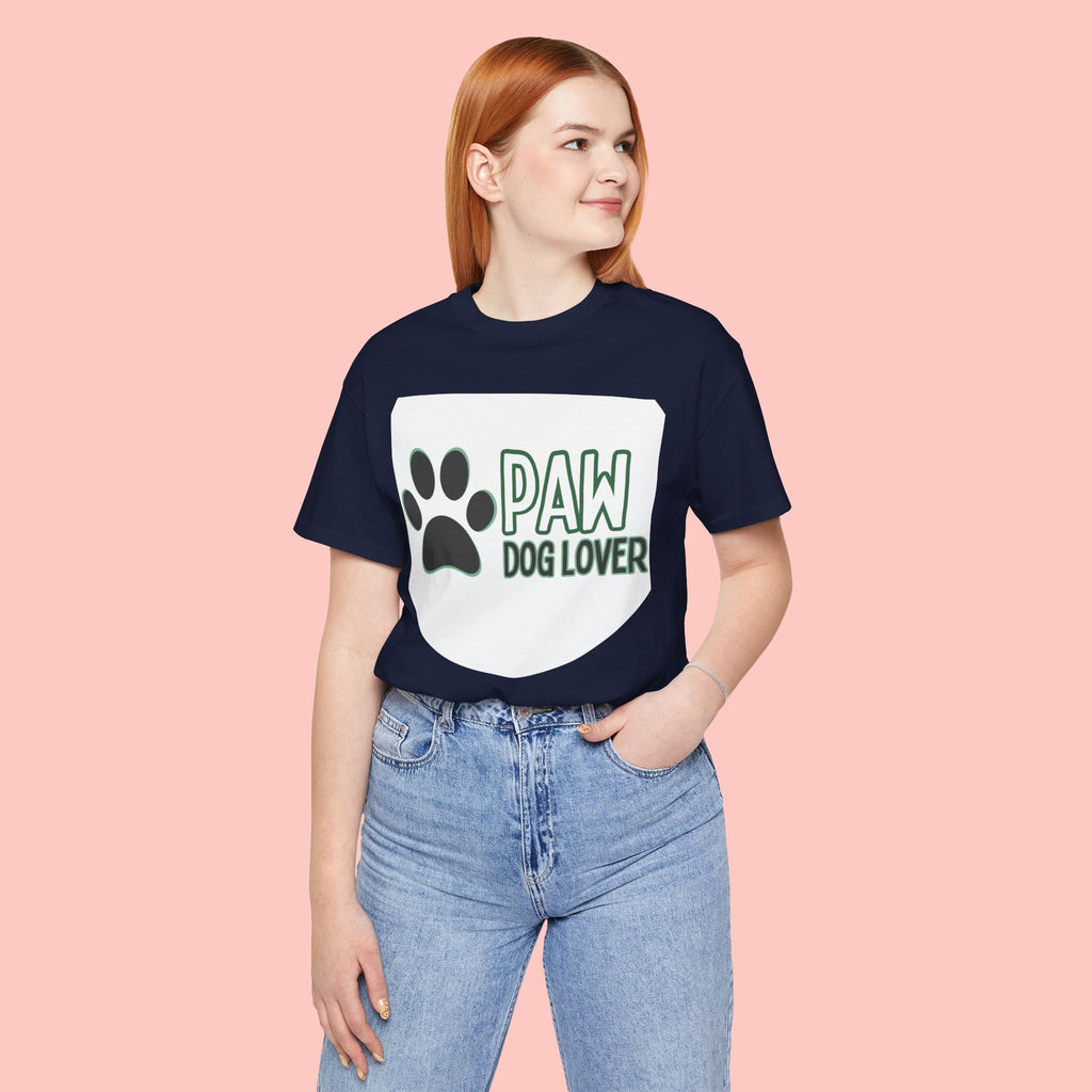 Paw Dog Lover T-Shirt — Cute Paw Print Tee for Dog Owners