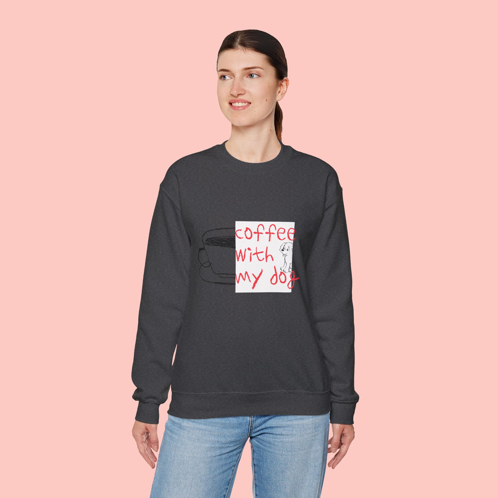 Coffee With My Dog Crewneck Sweatshirt