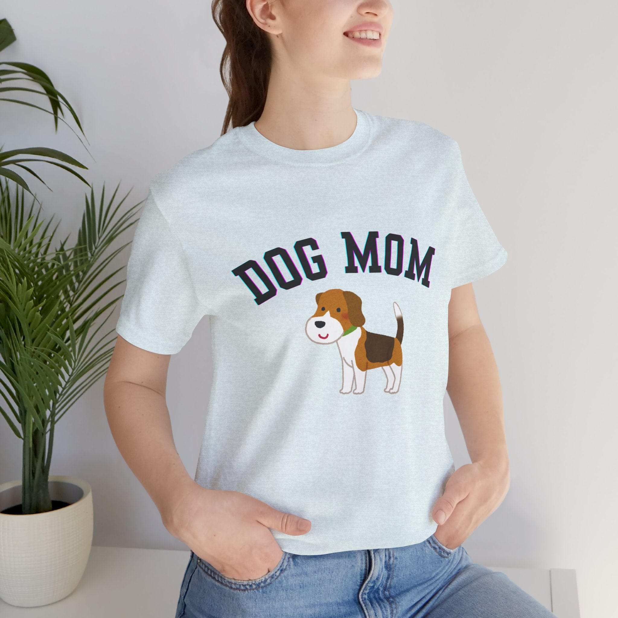 Dog Mom T-Shirt — Cute Beagle Graphic Tee for Dog Lovers