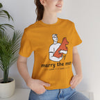 Marry the Man Dog Lover T-Shirt — Cute Couple & Pet Graphic Tee